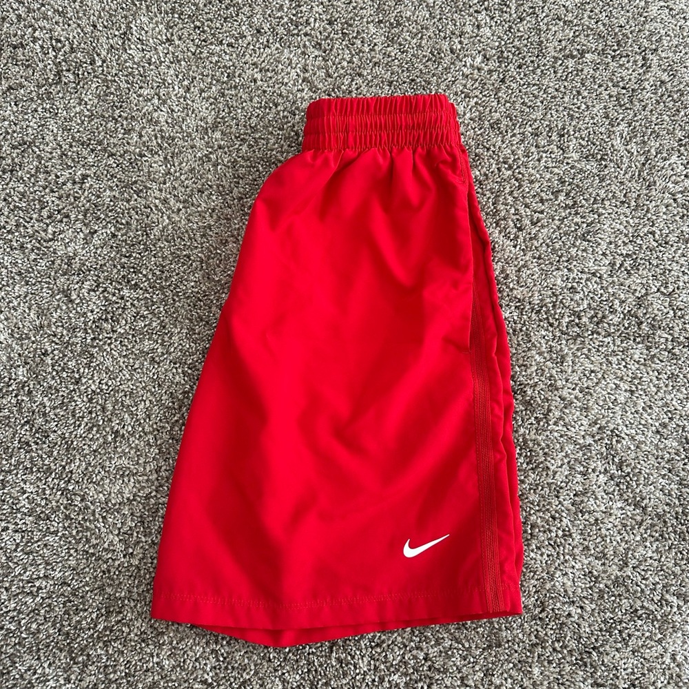Nike Kids Red Athletic Shorts